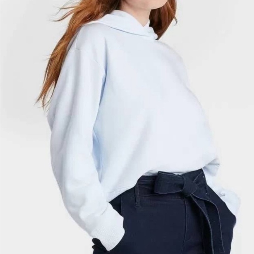 Light blue hoodie - only worn twice
